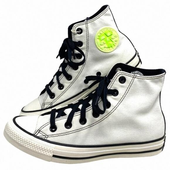 Converse Shoes - Converse Ctas High Top Sneakers Women Canvas A05960C-WWBLWBLG Custom Black White